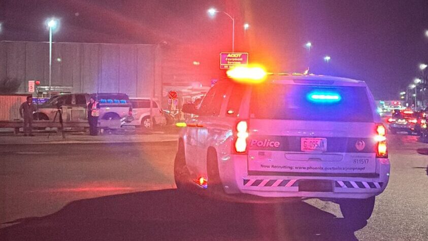 collision motorcycle vehicle redlight running north Phoenix...