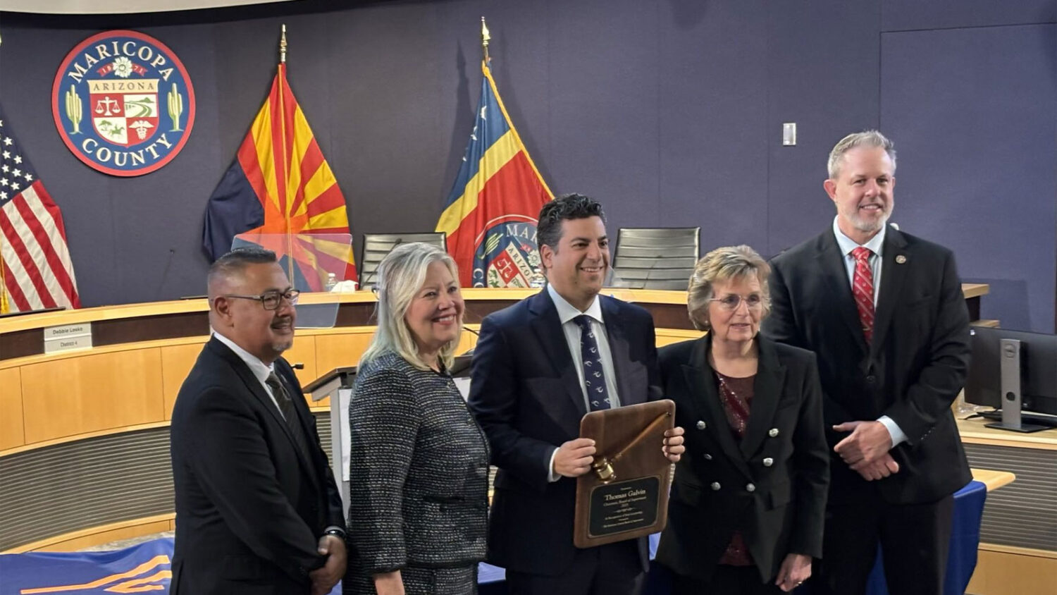 The Maricopa County Board of Supervisors hopes to coordinate with the county recorder on 2026 elect...
