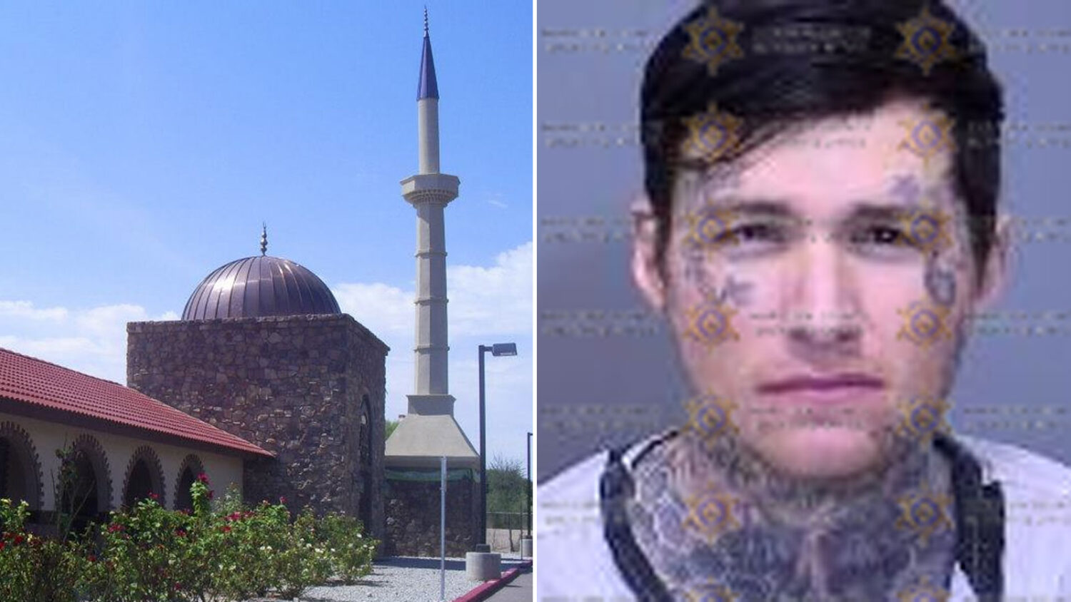 paintballs phoenix mosque suspect...
