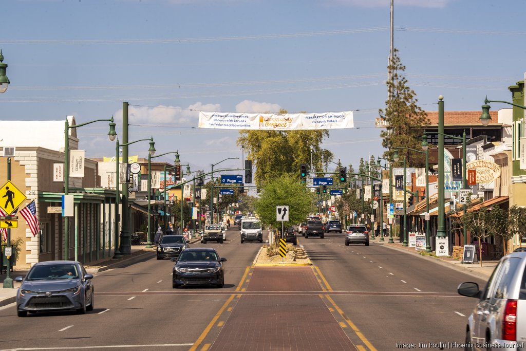 Town of Gilbert, Arizona. A construction company is working on a proposed 311-acre mixed-use develo...
