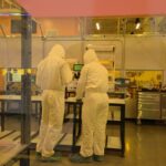 West-MEC's new semiconductor cleanroom allows students to build and interactive with chips. (Shira Tanzer/KTAR News)
