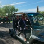 The City of Surprise's golf cart after it was worked on by West-MEC students. (Shira Tanzer/KTAR News)