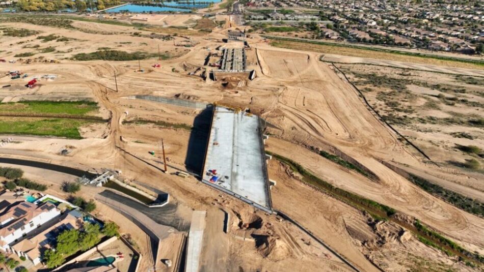 The town of Gilbert is holding a public beam-signing event at the future Ocotillo Bridge on Thursda...