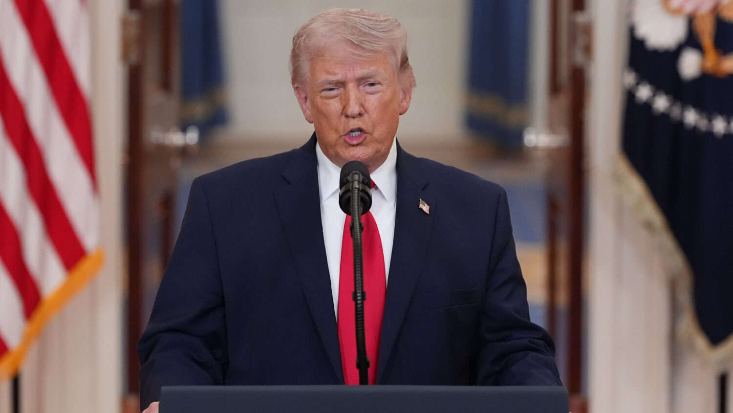 President Donald Trump said U.S. forces will “finish the job” in Iran soon as “core strategic...