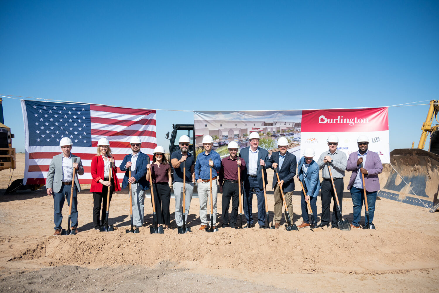 Burlington Stores celebrated its groundbreaking on a new distribution center in Buckeye that is exp...