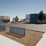 Artist renderings of small business planned industrial units around the West Valley. (Photos courtesy of Mangat Group)