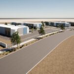 Artist renderings of small business planned industrial units around the West Valley. (Photos courtesy of Mangat Group)