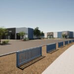 Artist renderings of small business planned industrial units around the West Valley. (Photos courtesy of Mangat Group)