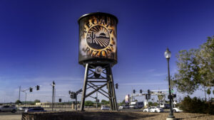 Digital water tower unveiled in downtown Peoria, pays homage to city history