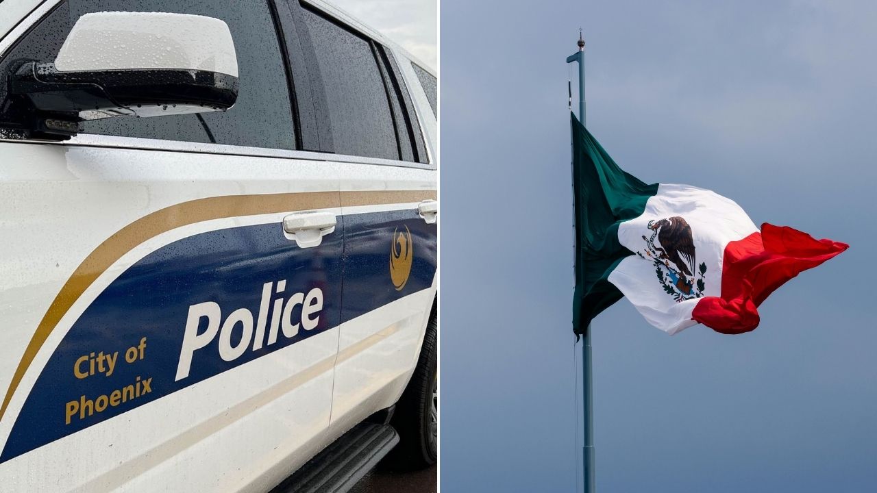 The Phoenix Police Department announced Thursday it will no longer use non-U.S. license plates on u...