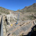 ADOT hit the halfway mark on the $44.7M US 60 bridge project east of Superior. (ADOT photo)