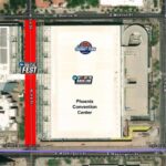 N. 3rd Street remains closed for the length of the NCAA Women's Final Four tournament. 