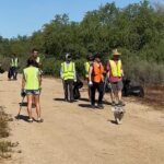 Volunteers picked up trash at Tres Rios Wetlands on April 11, 2026. (KTAR News photo/Heidi Hommel)