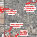 Three schools are located within two miles of the proposed ICE facility in Surprise. (Cali Overs)