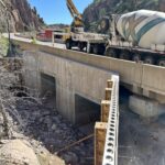 ADOT hit the halfway mark on the $44.7M US 60 bridge project east of Superior. (ADOT photo)