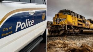 Woman left with life-threatening injuries after being hit by train in west Phoenix