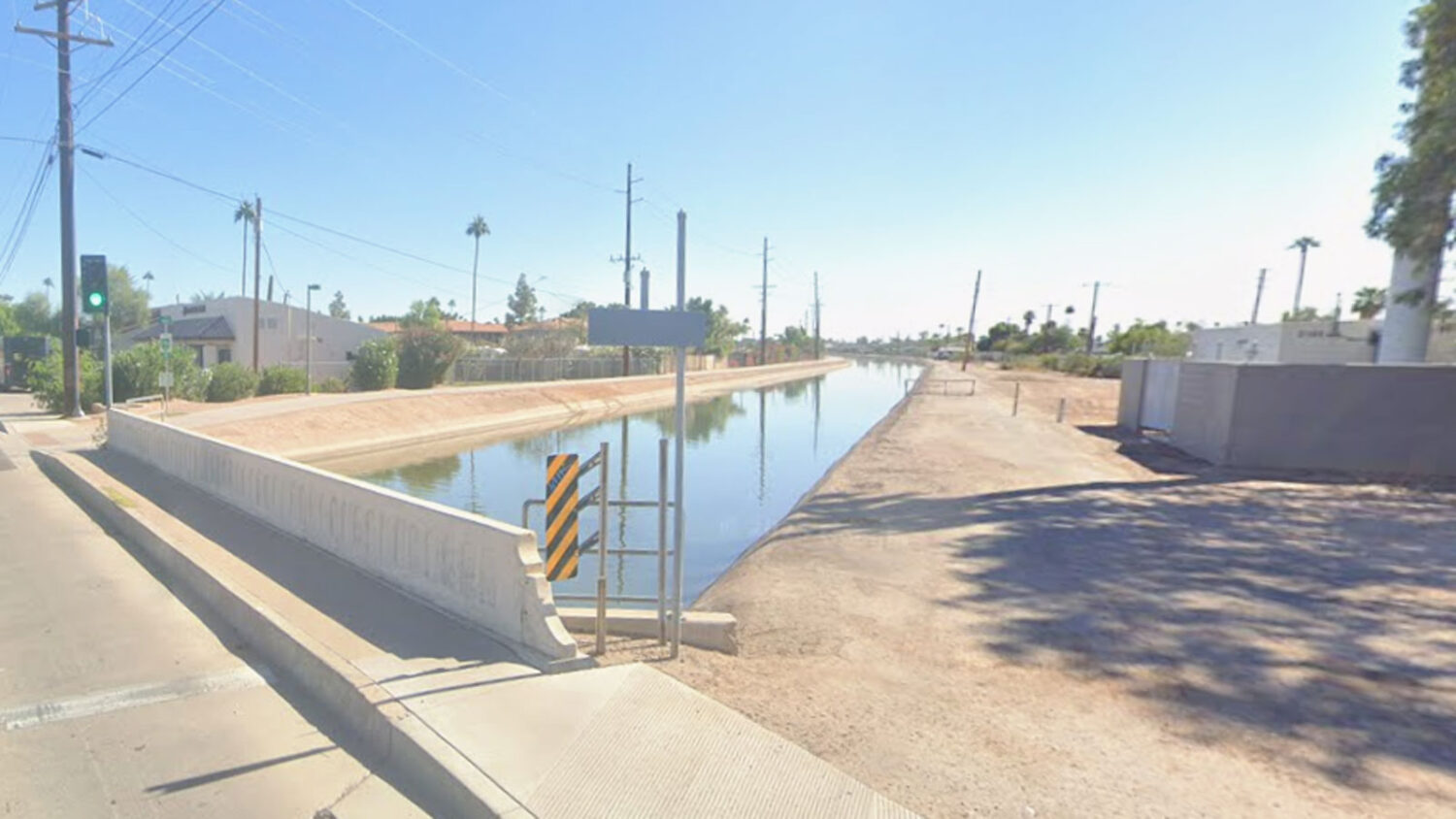 A small plane made a safe emergency landing on an East Valley canal bank Tuesday morning, authoriti...