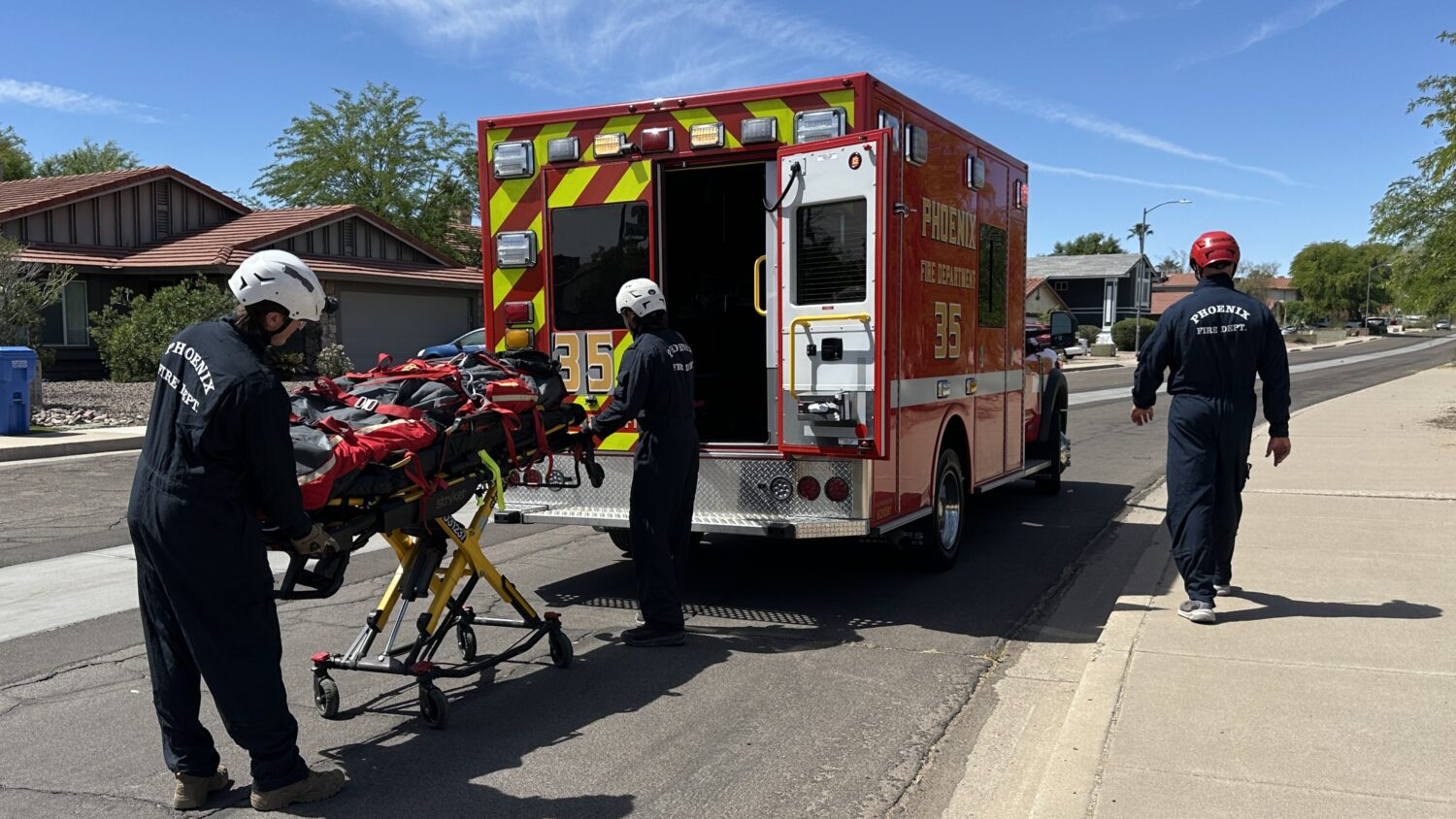 A hiker who said he was stung by bees over 100 times was rescued by Phoenix and Glendale response t...