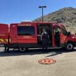 Crews rescued an injured girl from a Phoenix mountain on Friday. (Phoenix Fire Department photo)