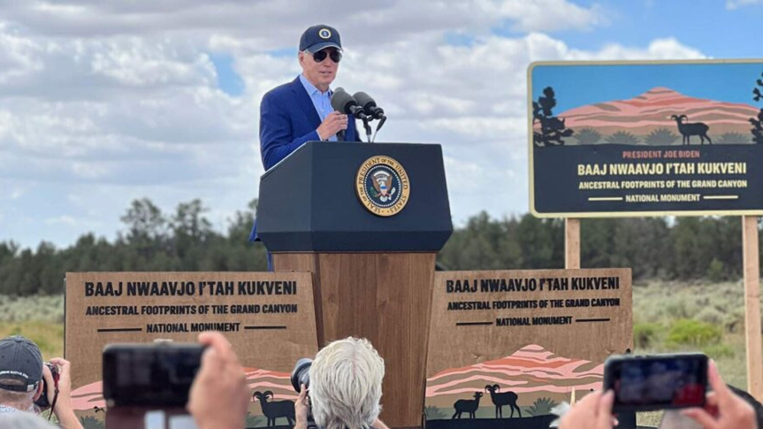 President Joe Biden announced the creation of the Baaj Nwaavjo I’tah Kukveni – Ancestral Footpr...