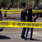 A Scottsdale police station was the scene of a shooting on Thursday. (KTAR News photo/Balin Overstolz McNair)