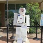 Students at ASU Preparatory Academy spoke to ISS astronaut Chris Williams about his experience in space. (Shira Tanzer/KTAR News)