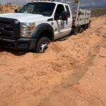 A team of 19 SRP employees worked 3,753 hours over a two-week span to bring power to 13 homes. (SRP)