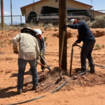 A team of 19 SRP employees worked 3,753 hours over a two-week span to bring power to 13 homes. (SRP)