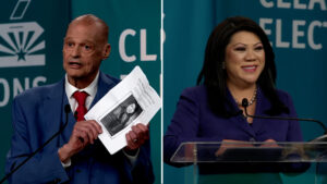 Tom Horne, Kimberly Yee argue over teacher pay, DEI in heated debate