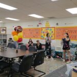 Teachers at David Crockett Elementary School are surprised with $2,500. (Shira Tanzer/KTAR News)