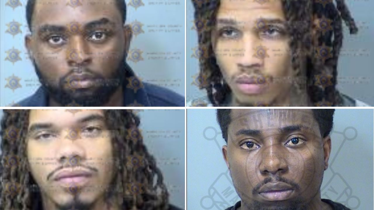 Clockwise: Gabriel Chiruza Lunyerere; Jamir Daison Smith; Michel Kasereka; Kywan Tyreke Jones (Phot...