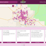The 602 Day website has a searchable map.