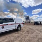 The Hazen Fire started on May 2, 2026, in Buckeye. (Arizona Department of Forestry and Fire Management photo)