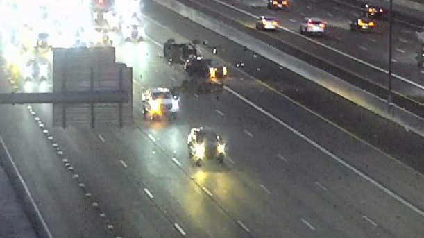 Eastbound Interstate 10 closed after a crash in Phoenix on Sunday, according to the Arizona Departm...