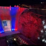 Hoover Dam decked out with patriotic display for America250