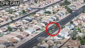 Drone helps Peoria police locate stolen vehicle, detain 6 suspects