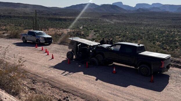 A pickup truck and a utility terrain vehicle collided north of Lake Pleasant in Peoria on Sunday....