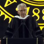 Harrison Ford is honored at ASU's 2026 undergraduate commencement ceremony. (Arizona State University)