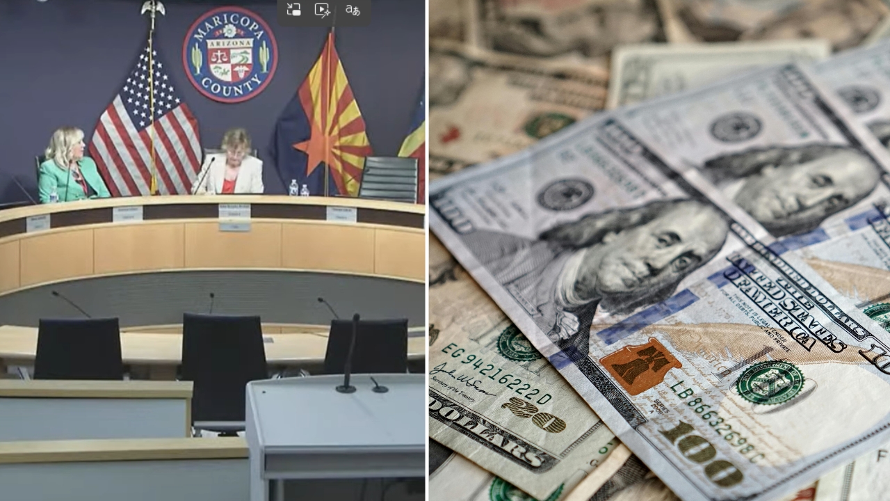 Maricopa County Board of Supervisors approves a $4.1 billion budget, cutting property taxes for the...
