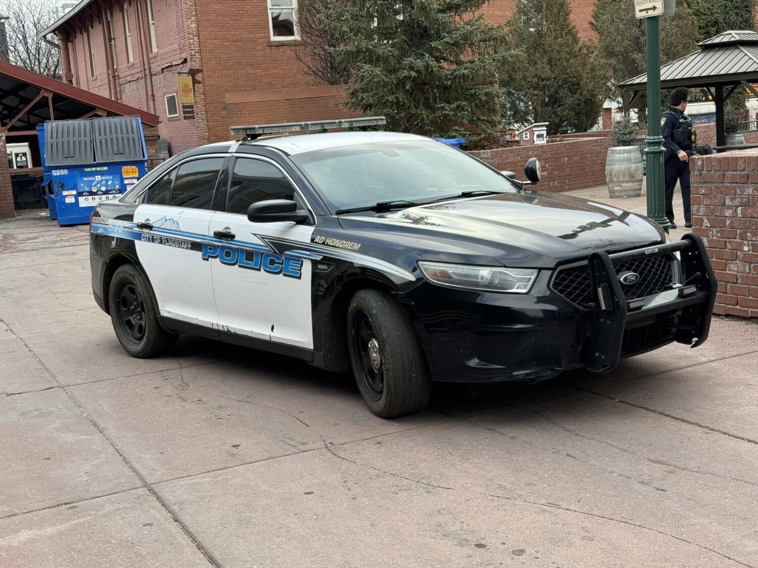 A Flagstaff Police patrol vehicle (Photo via City of Flagstaff)...
