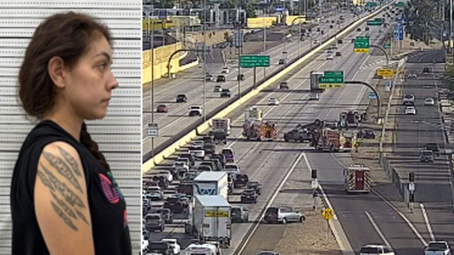 Brenda Liliana Rivera-Estrada, whose child was killed in a rollover crash on a Phoenix freeway last...