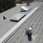 Rubber seals around pipes, and other penetrations can crack in the dry heat causing a roof leak. (Rosie on the House)