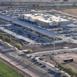Aerial view of Buc-ee's on opening day. (KTAR News photo/Troy Barrett)