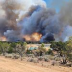 Rock Canyon Fire. June 16, 2026. (Photo via BLM)