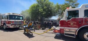 6 people in critical condition after Phoenix house fire fought by multiple city fire departments