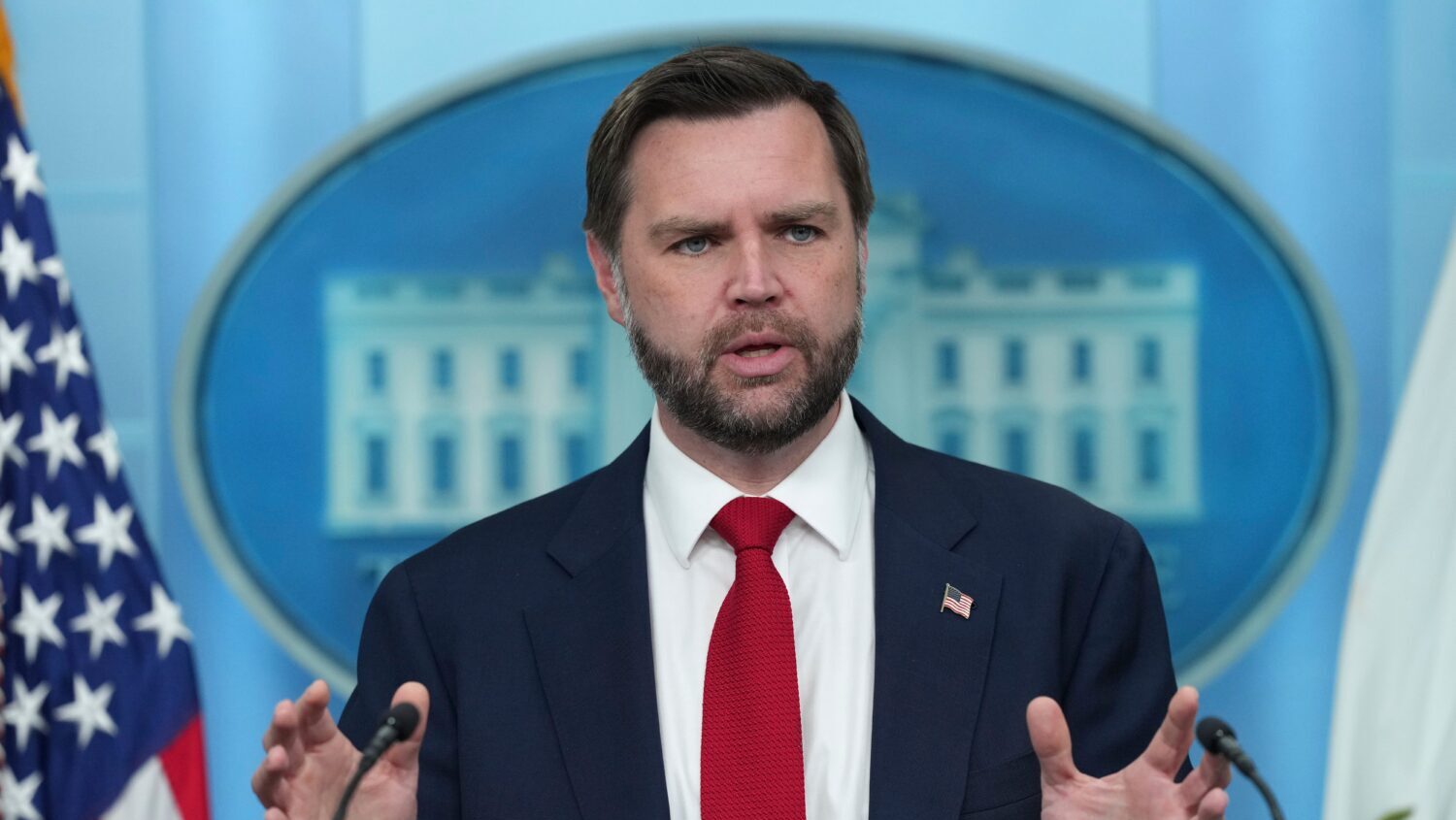 The White House says Vice President JD Vance is delaying his trip to Switzerland to lead nuclear ne...