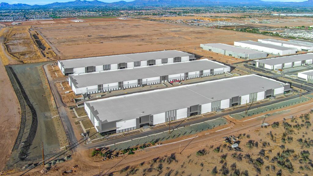 A massive 1.27 million-square-foot industrial park in southeastern Mesa called The Hub @ 202 has so...