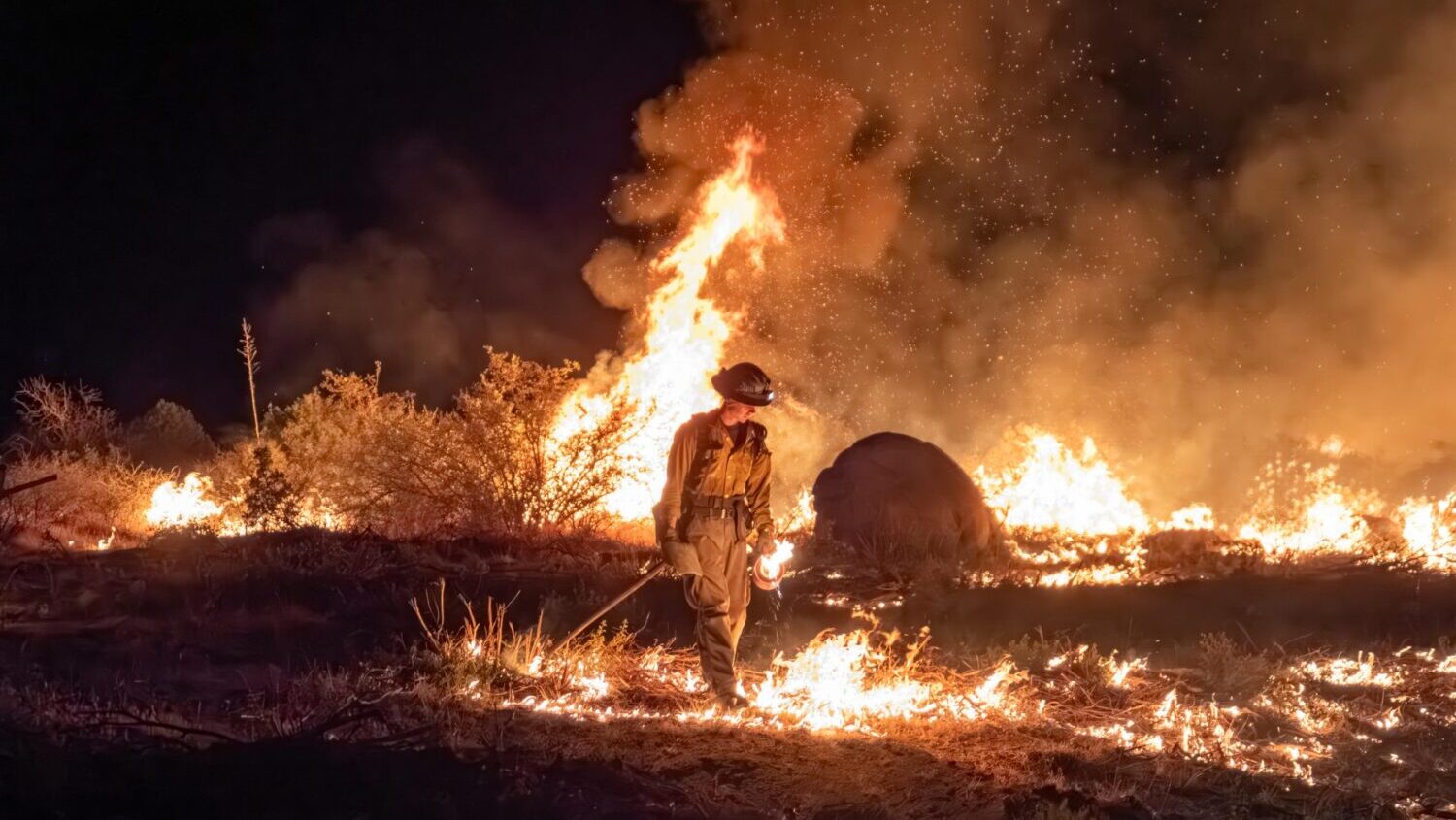 The Sycamore Fire, Arizona’s largest active wildfire, has burned through more than 11,000 acres n...