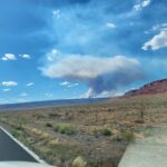 Rock Canyon Fire as seen on June 16, 2026. (Photo via National Interagency Fire Center)