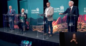 Andy Biggs, David Schweikert argue electability in only GOP debate before Arizona governor primary